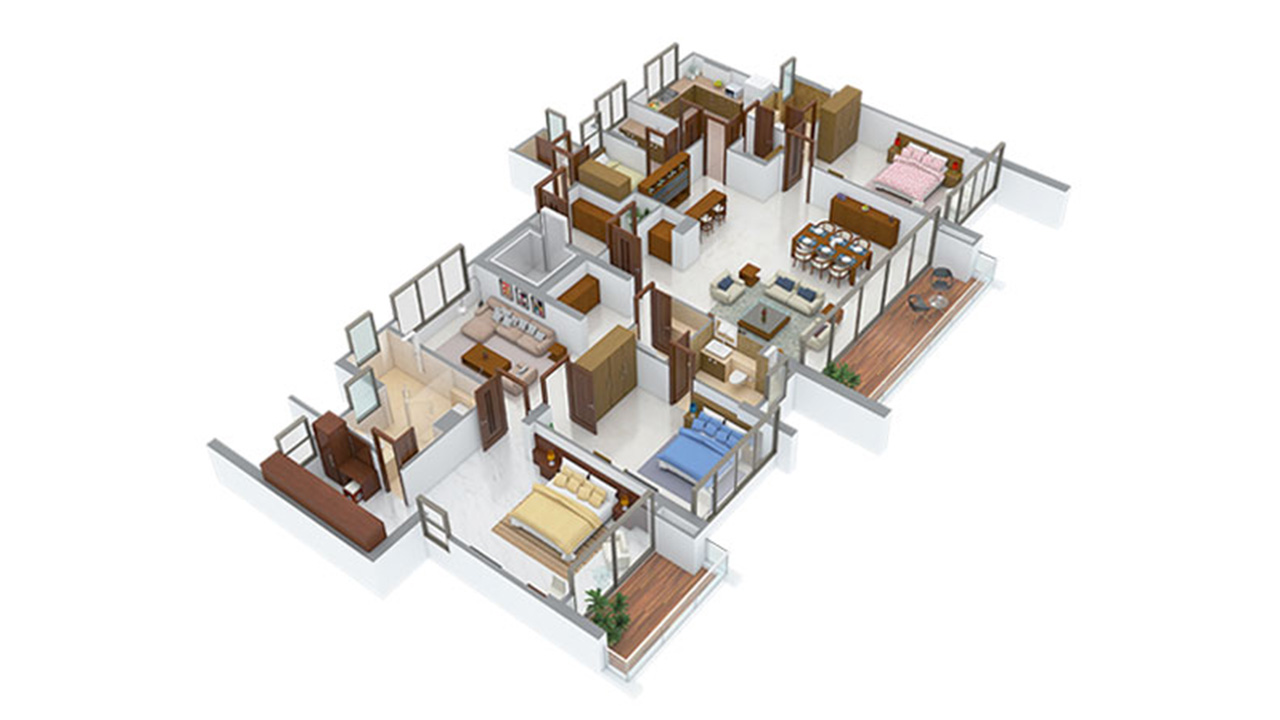3bhk_type1 - peninsula heights