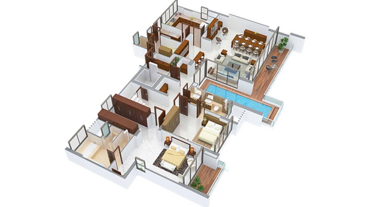 5_BHK_type1_lower_level - peninsula heights