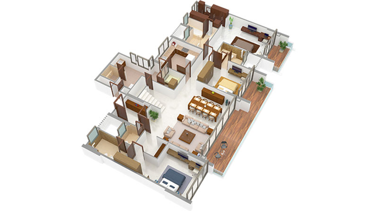 5_BHK_type2_lower_level - peninsula heights