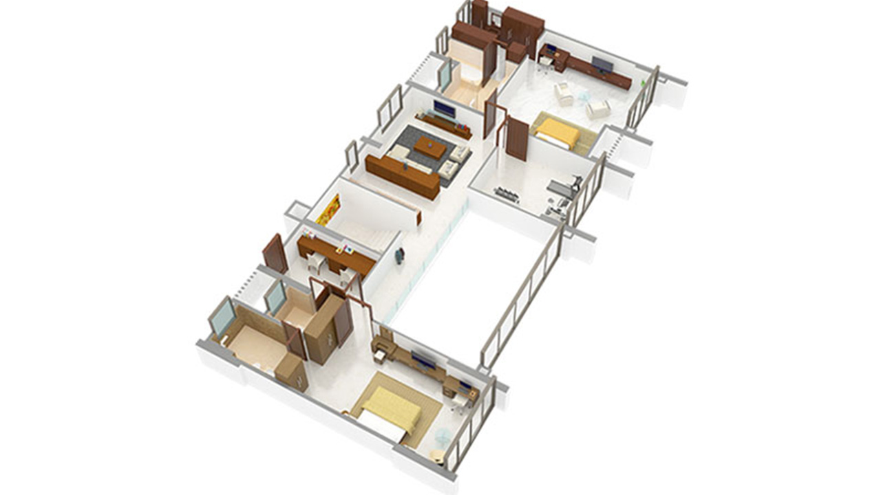 5_BHK_type2_upper_level - peninsula heights