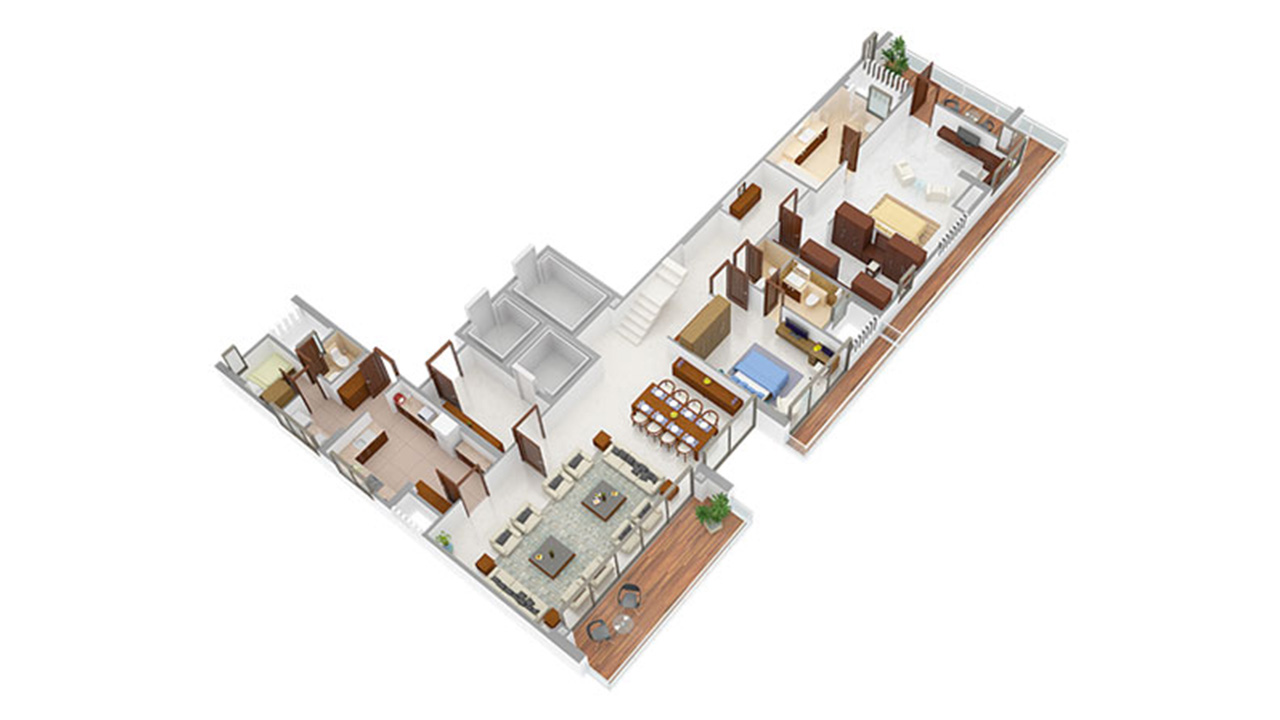 5_BHK_type3_lower_level - peninsula heights