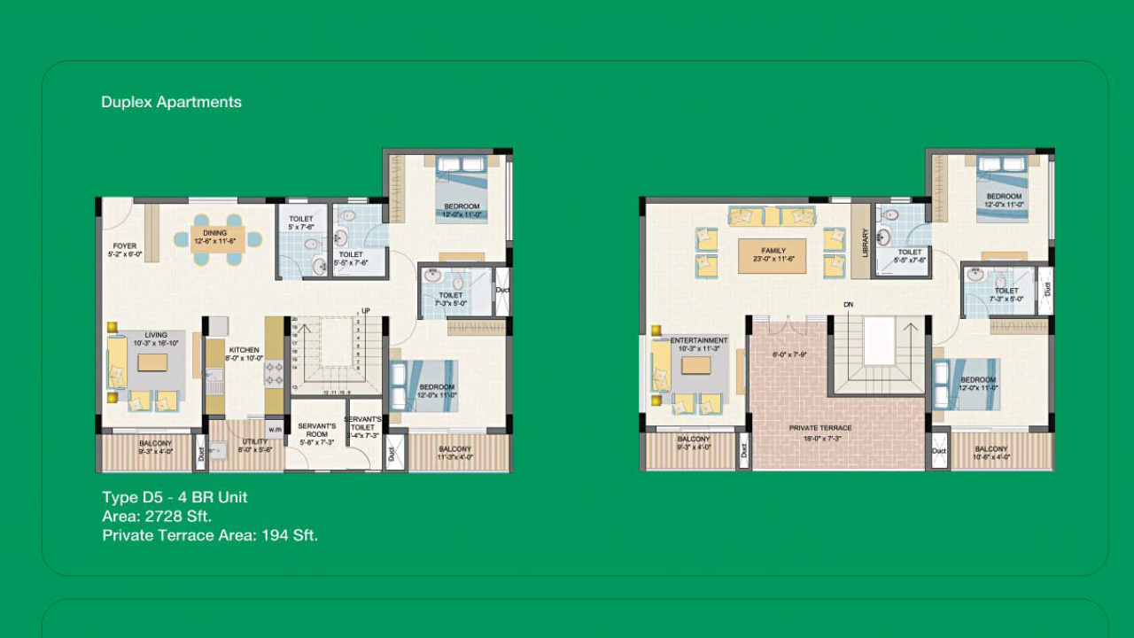 Duplex Type D5 - Nitesh Columbus Square