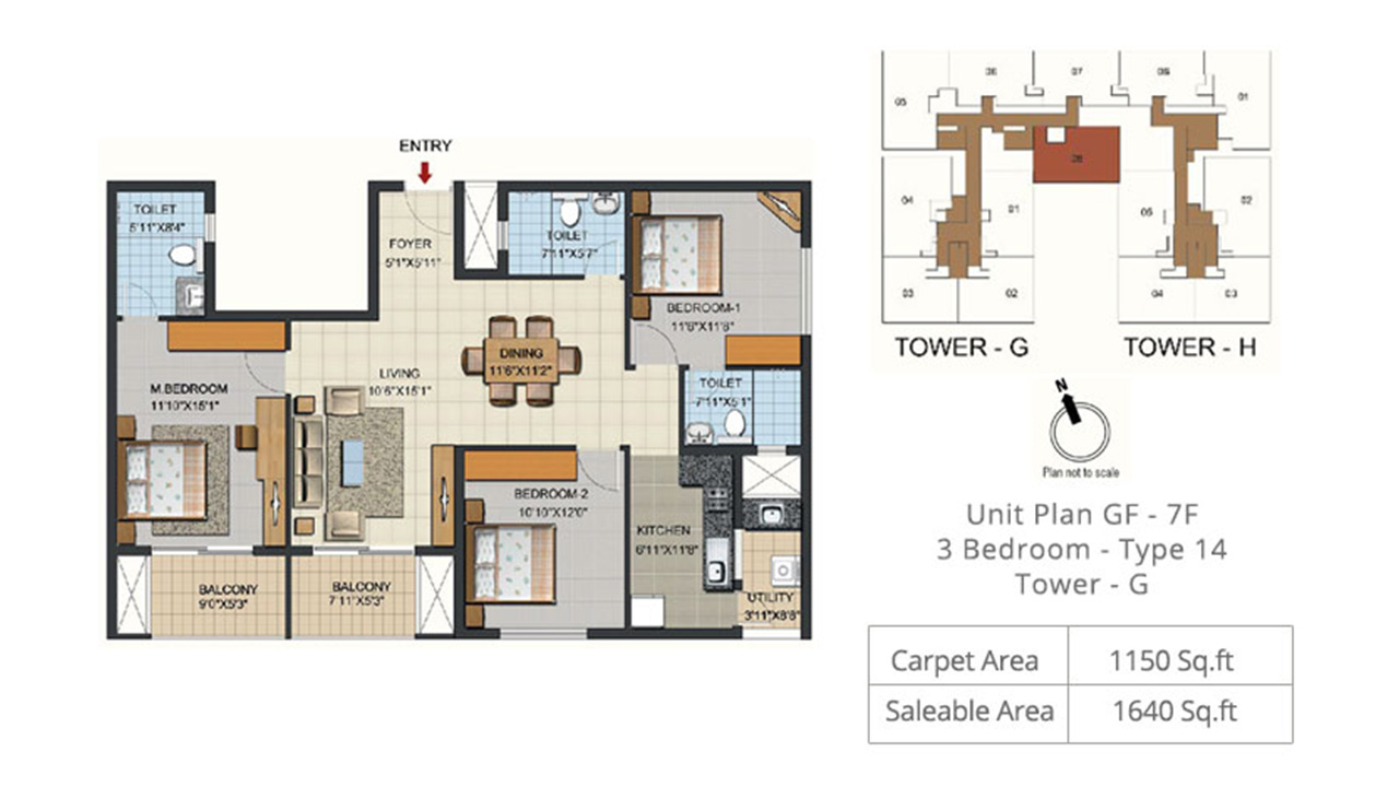 unit_3bhk_type14_toweG - ozone urbana aqua 2