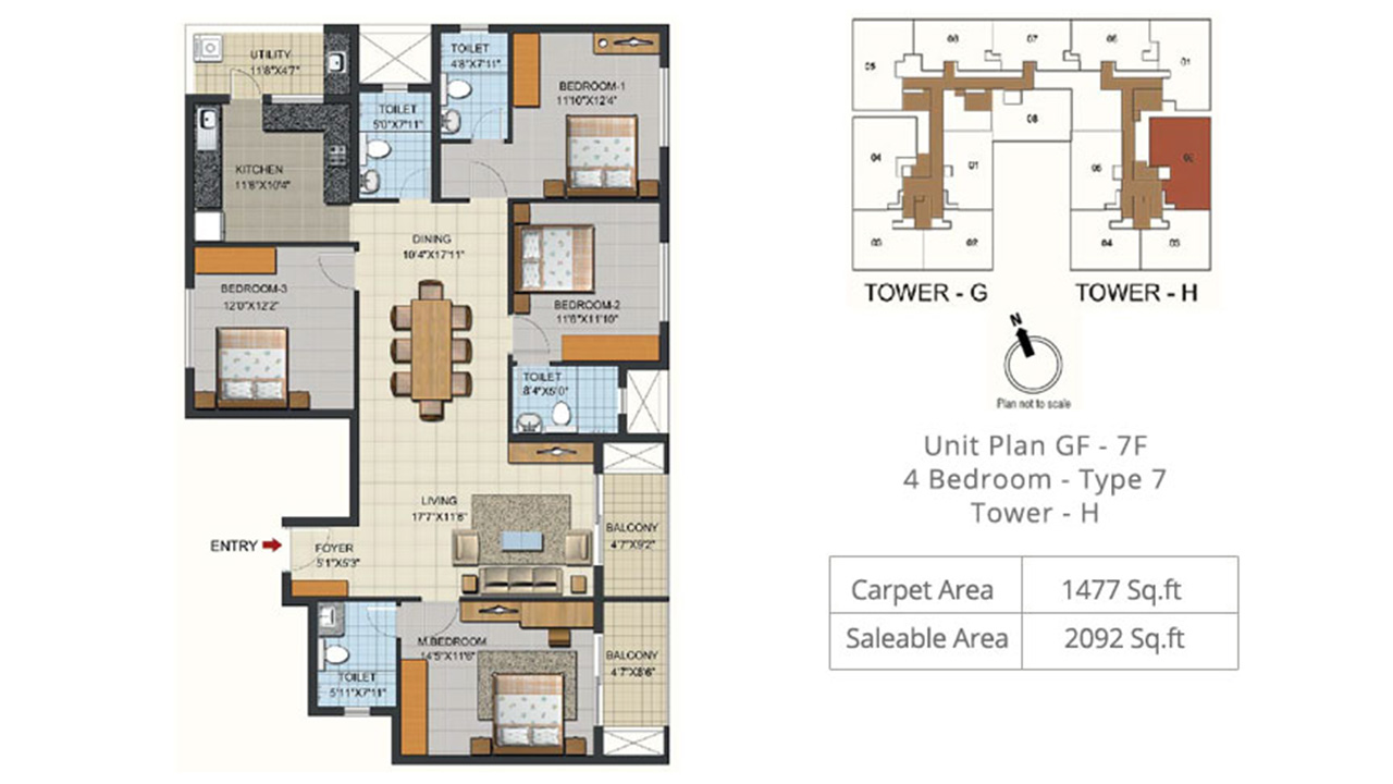 unit_4bhk_type7_towerH - ozone urbana aqua 2