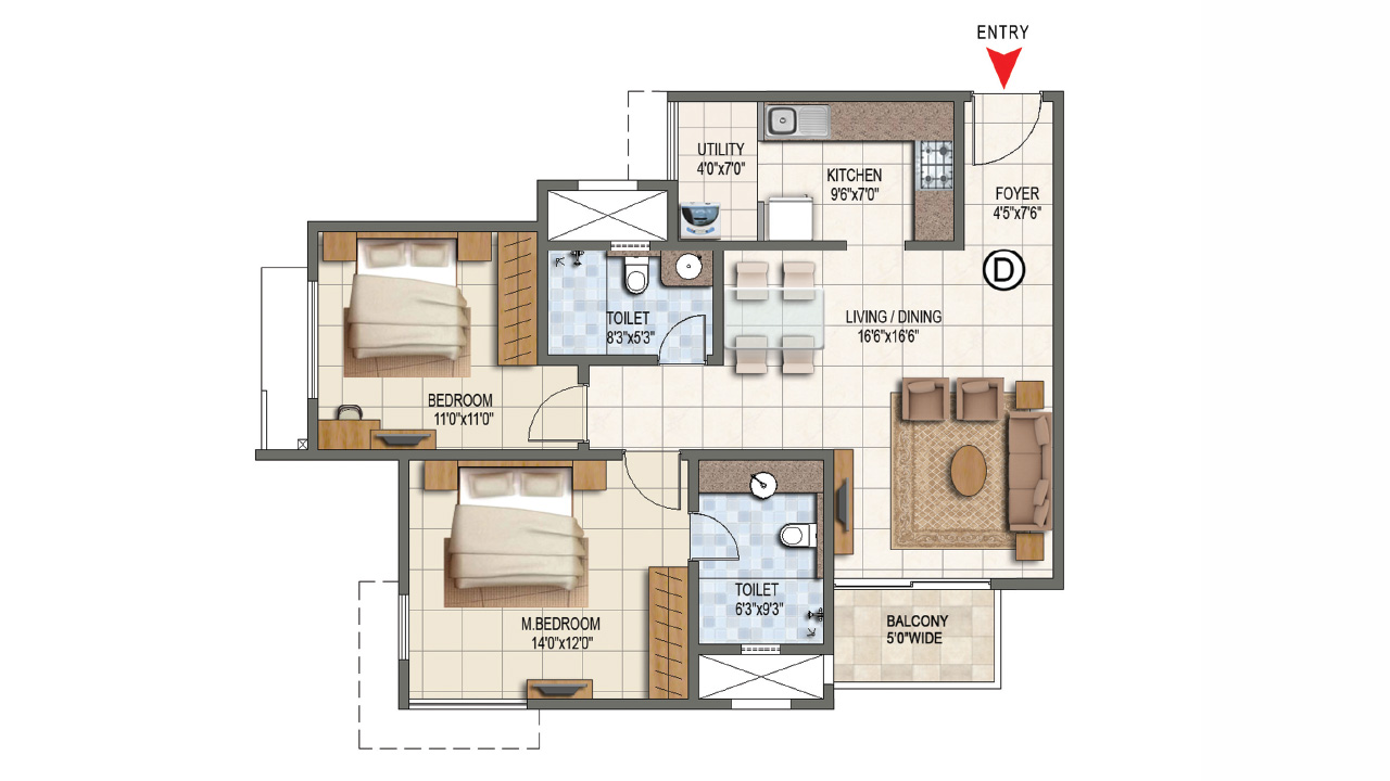 floorplan - Prestige Lake Ridge