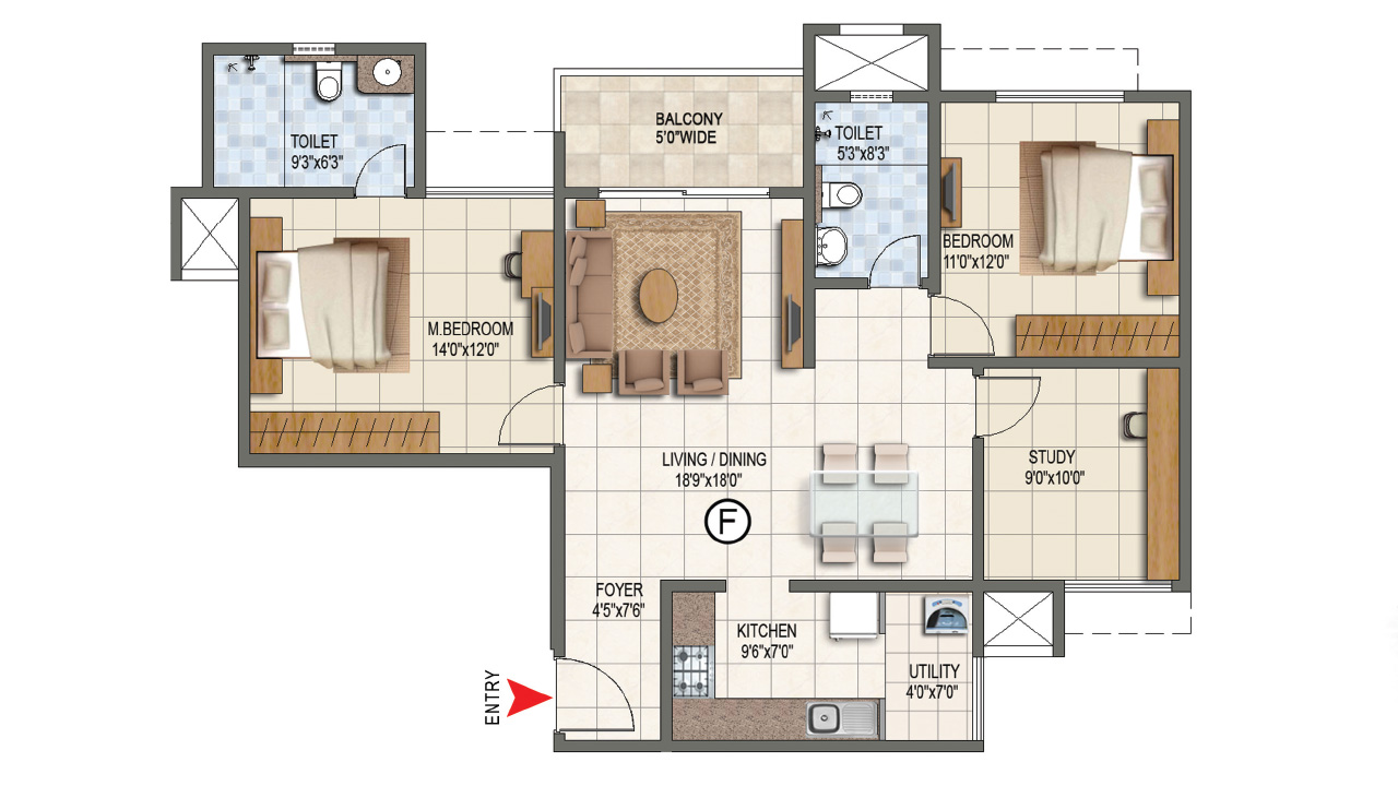 floorplan - Prestige Lake Ridge